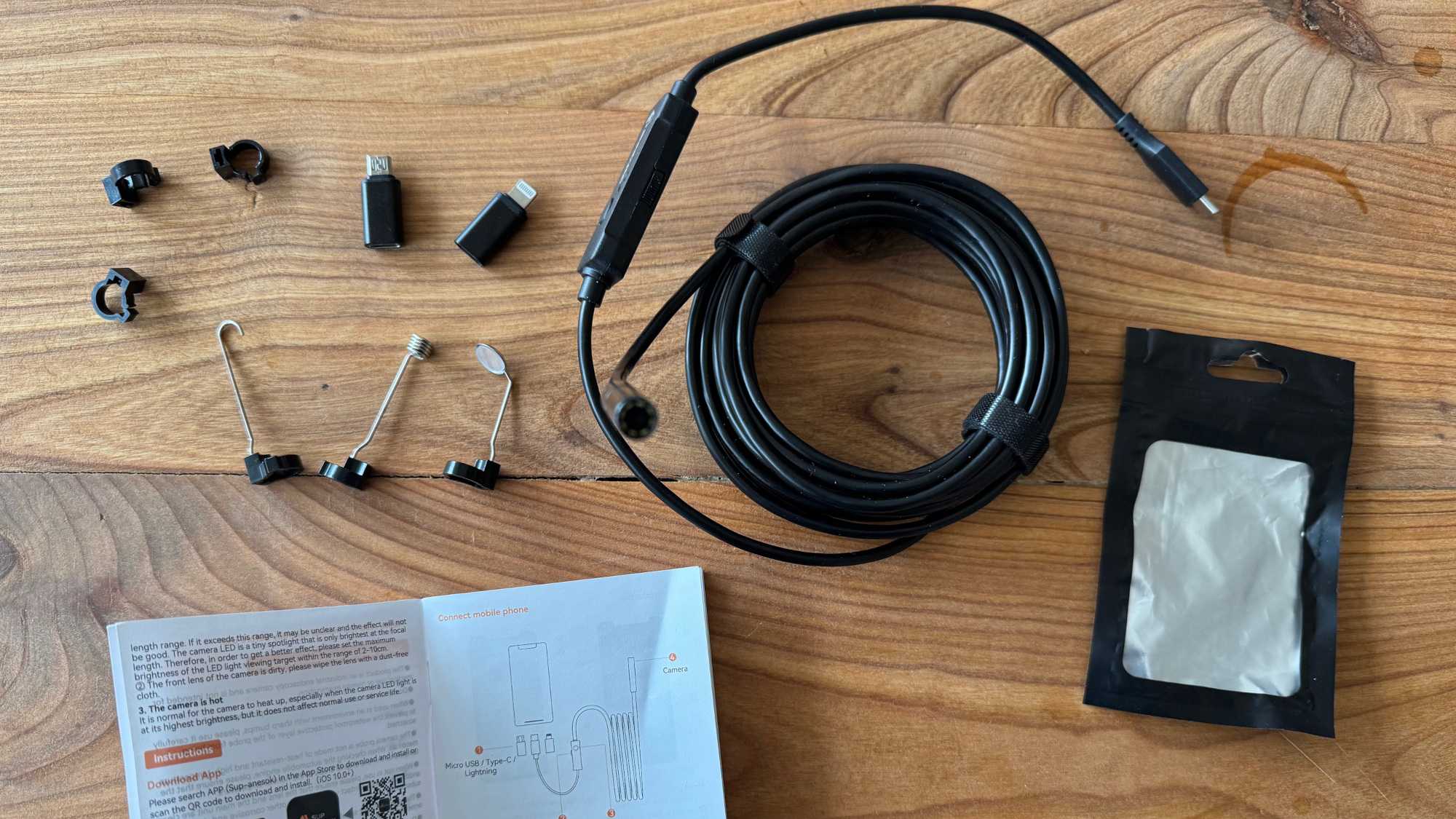 endoskop usb-c - ilustrasi berita Endoskop USB-C seharga $17 yang Saya Pakai Setiap Minggu, Berguna di Rumah dan Mobil