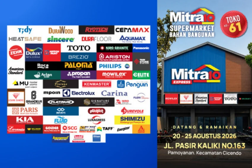 mitra10 pasir kaliki Mitra10 Pasir Kaliki: Mitra10 Hadir di Pasir Kaliki… mitra10 pasir kaliki - ilustrasi berita Mitra10 Pasir Kaliki: Mitra10 Hadir di Pasir Kaliki Bandung, Mempermudah Akses…